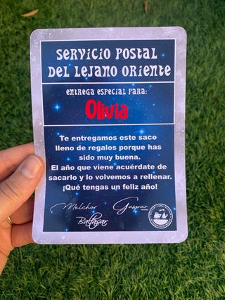 Saco Reyes Magos personalizado 40x50cm