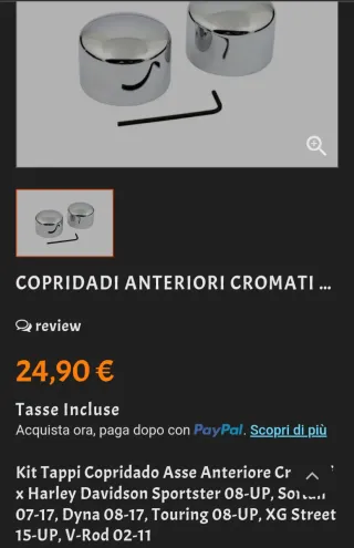 Copri dadi ruota Harley Davidson