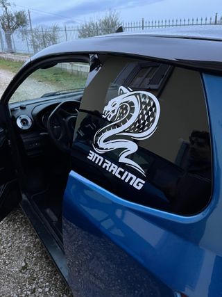 COPPIA Adesivi 3M RACING con COBRA|COLORE A SCELTA