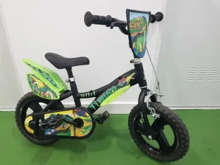 Bicicleta infantil dinosaurios 14 pulgadas