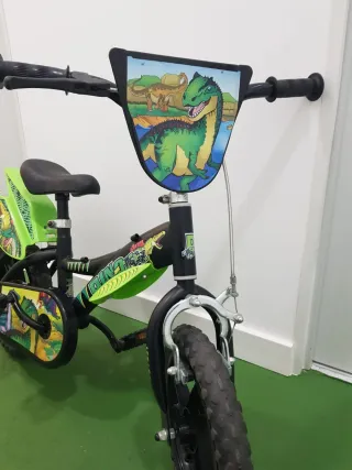 Bicicleta infantil dinosaurios 14 pulgadas