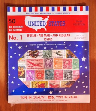 50 Francobolli USA No. 1 Special Air Mail
