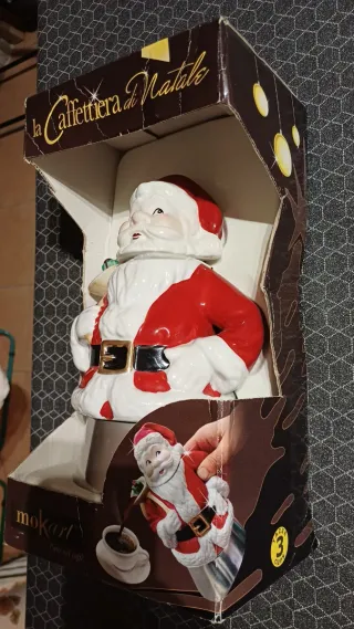 Moka caffettiera Babbo Natale Mokart