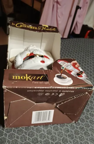 Moka caffettiera Babbo Natale Mokart