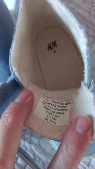Botas H&M Azuis T.24 Novas