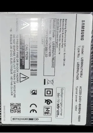 Televisión Samsung 55