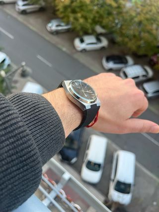 Reloj estilo PRX – diseño moderno – acero y correa