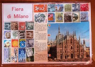 Francobolli Fiera di Milano anni '70