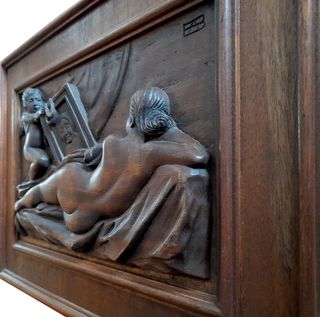 Talla madera Venus del Espejo de Velázquez 1963