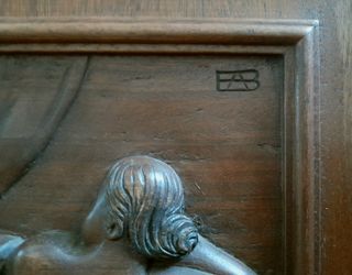 Talla madera Venus del Espejo de Velázquez 1963