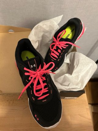 Zapatillas Under Armour Mujer Negras Rosas