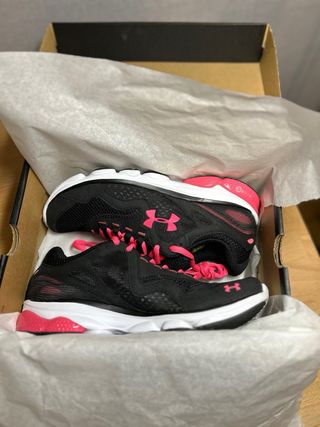 Zapatillas Under Armour Mujer Negras Rosas