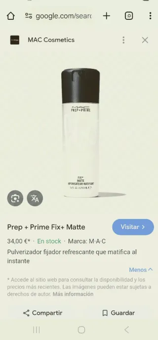 Estuche MAC con productos de belleza