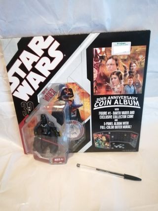Star Wars Darth Vader Hasbro álbum monedas Nuevo