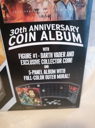 Star Wars Darth Vader Hasbro álbum monedas Nuevo
