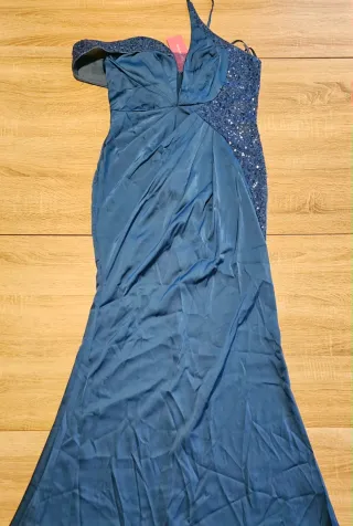 Abito da sera donna blu