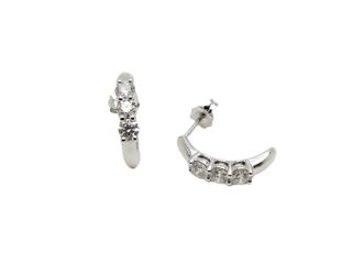 Pendientes de Oro Blanco 18 Kt 2.4 gr segunda mano