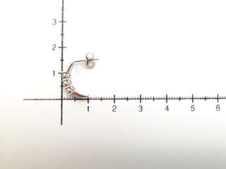 Pendientes de Oro Blanco 18 Kt 2.4 gr segunda mano