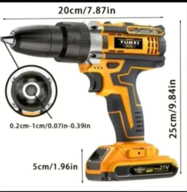 Trapano Avvitatore Senza Fili con Accessori