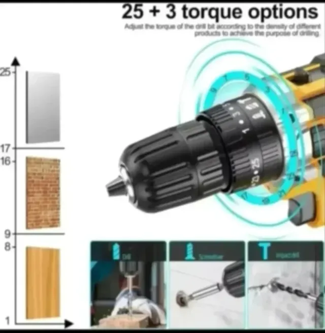 Trapano Avvitatore Senza Fili con Accessori