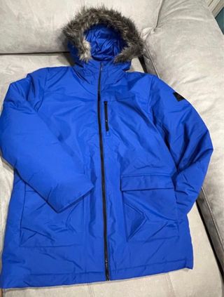 Parka anorak abrigo Adidas Azul Talla XL nuevo
