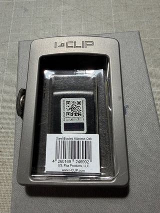 Cartera i-clip Titanium Negra/Gris