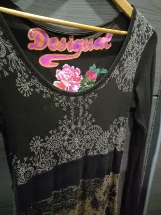 2 Vestidos sin estrenar beige y marrones con negro