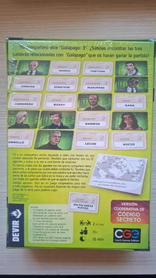 Código Secreto Dúo Juego de Mesa