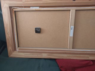 Cuadro decorativo con reloj