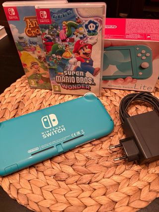 Nintendo Switch Lite Blu/Verde + Giochi