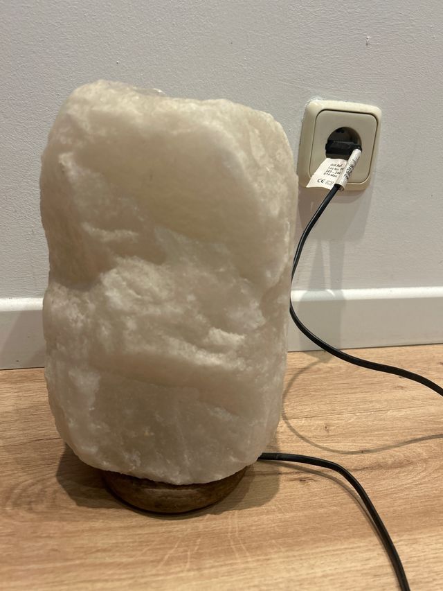 Lámpara de sal natural