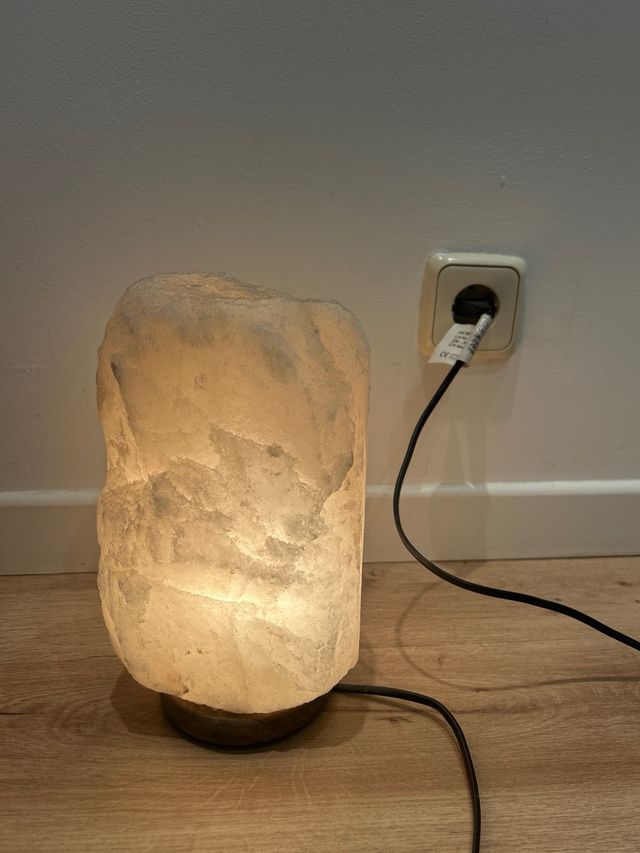 Lámpara de sal natural