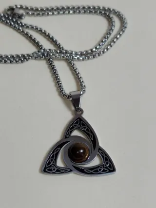 Collana Amuleto Triquetra Portafortuna Talismano
