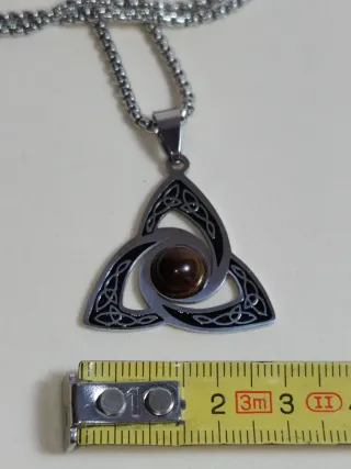 Collana Amuleto Triquetra Portafortuna Talismano