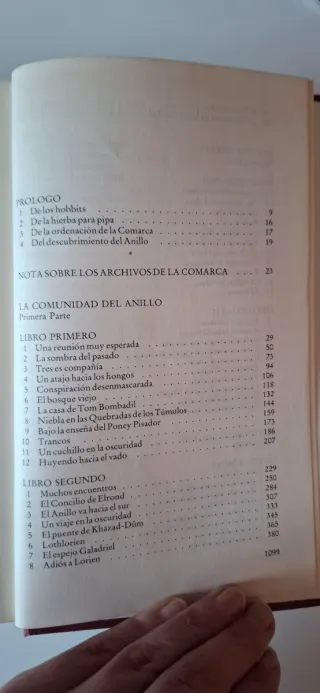 Libro El Señor De Los Anillos, edición de 1984