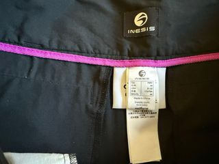 Pantalón corto golf mujer negro