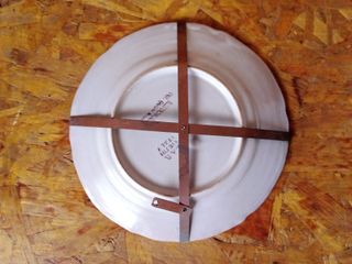 Piatto souvenir Trattoria Tre Visi di Vicenza