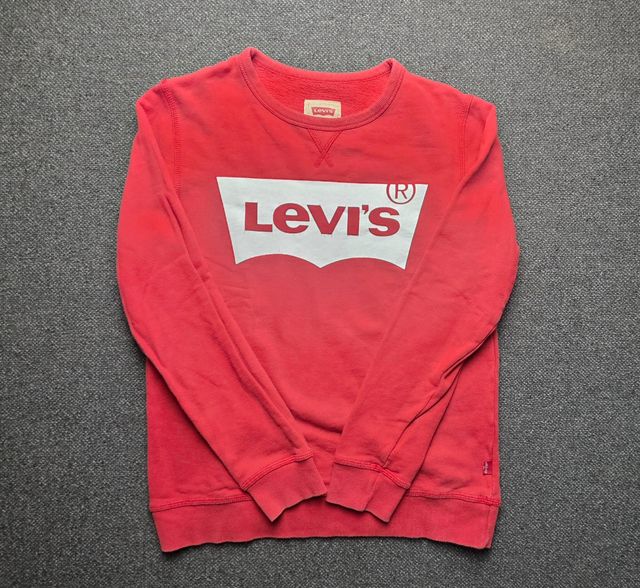 Sudadera Levi's Roja Logo Grande