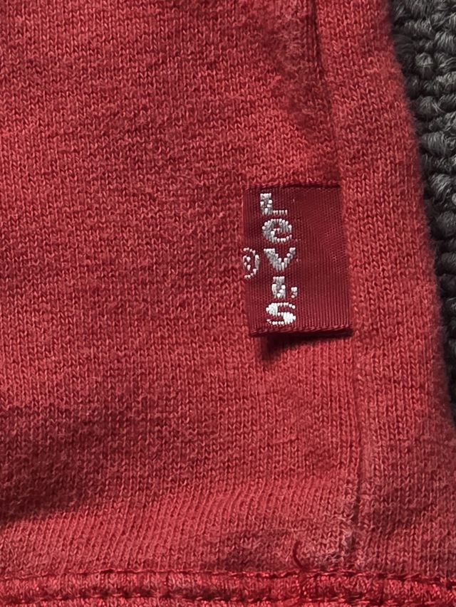 Sudadera Levi's Roja Logo Grande