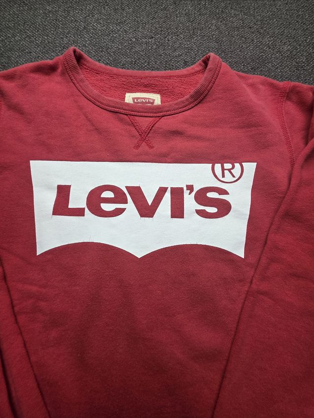 Sudadera Levi's Roja Logo Grande