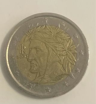 Moneda 2 Euros Italia 2002 cuánto me dais?