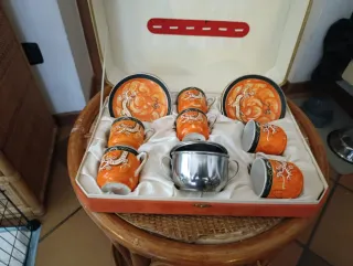 Set 6 Tazzine Cinesi Dipinte a Mano