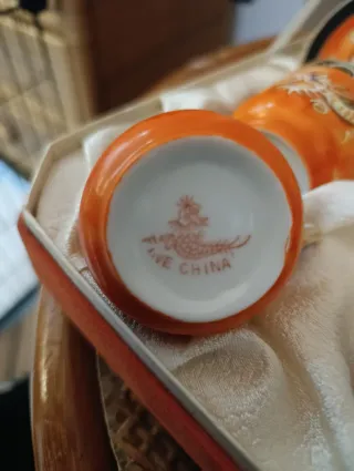 Set 6 Tazzine Cinesi Dipinte a Mano