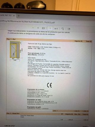 Puerta PVC Roble Vivienda