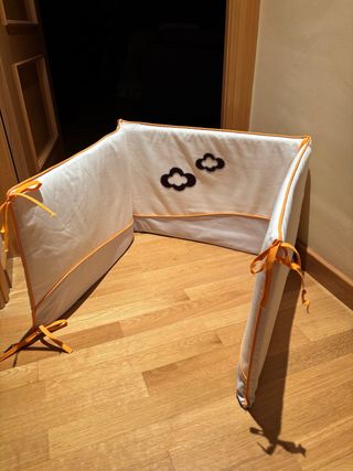 Protector cuna 120x60cm, nórdico y salvababas