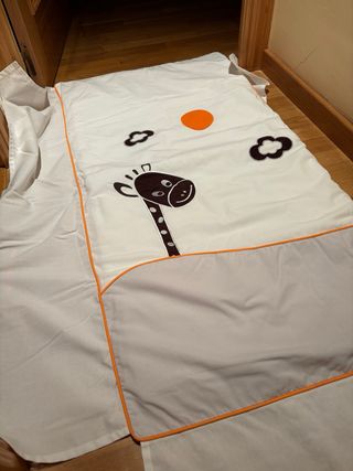 Protector cuna 120x60cm, nórdico y salvababas