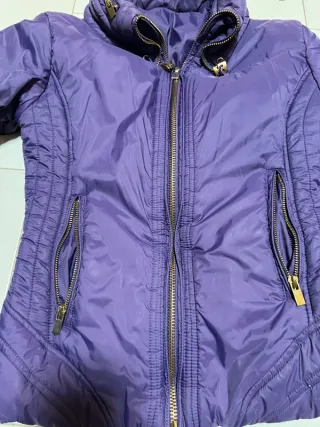 Giubbino invernale viola taglia S