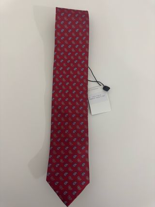 Corbata de seda canaleja