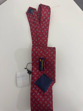 Corbata de seda canaleja