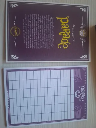 Juego de mesa Parade